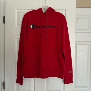 Champion Red Hoodie M